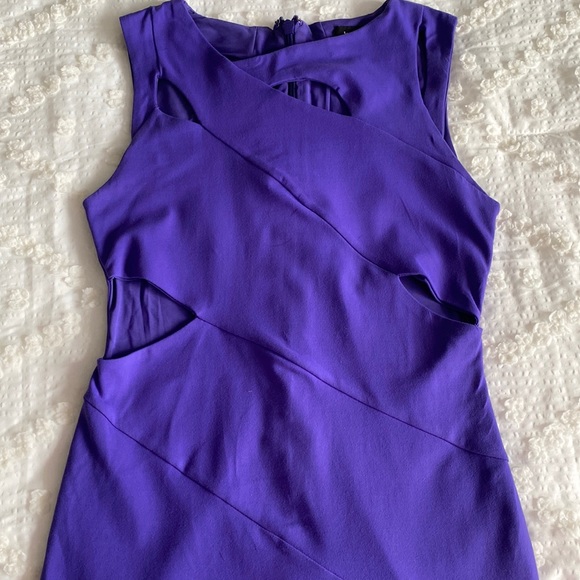 bebe Dresses & Skirts - Bebe | Women’s Medium Sexy Cutout Purple Midi Dress 💜